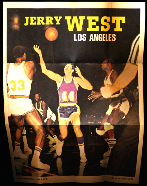 1970-71 Topps Basketball Posters- 7 Posters
