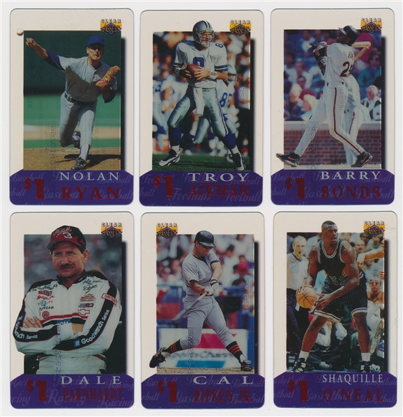 1996 Classic Assets Multi-Sport “Clear Assets $1 Phone Card”- 1 Complete Set of 30