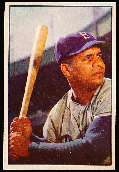 1953 Bowman Baseball Color- #46 Roy Campanella, Dodgers