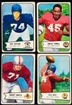 1954 Bowman Fb- 10 Cards