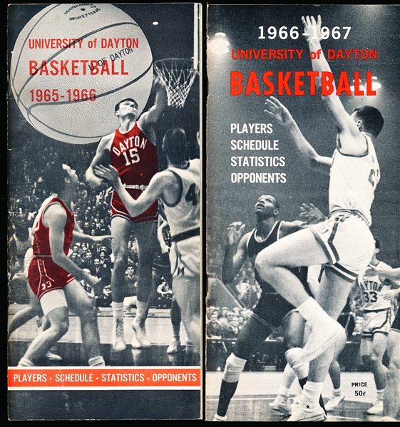 1964-67 University of Dayton Basketball Media Guides- 3 Diff