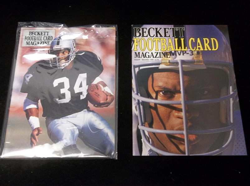 Beckett Football Magazine- Issue #1 (Bo Jackson Cover)