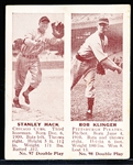 1941 Double Play Bb- #97 Stanley Hack (Cubs)/ #98 Bob Klinger (Pirates)