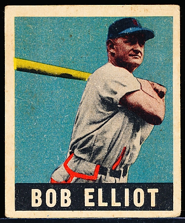 1948-49 Leaf Baseball- #65 Bob Elliott, Braves