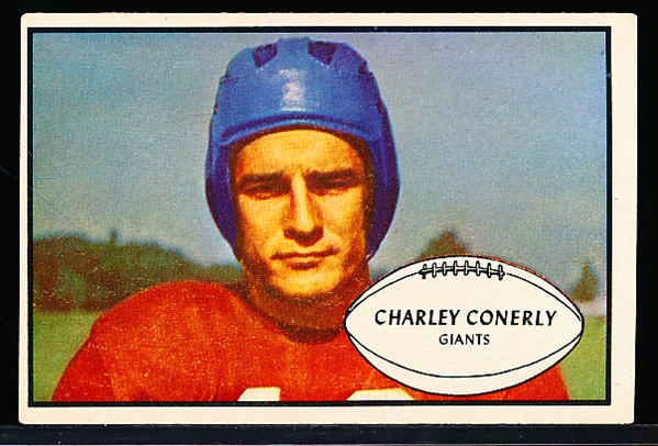1953 Bowman Fb- #20 Charley Conerly, Giants