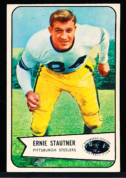 1954 Bowman Fb - #118 Ernie Stautner, Steelers