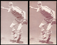 1939-46 Salutation Baseball Exhibits- Best Wishes, Marty Marion- 2 Variations