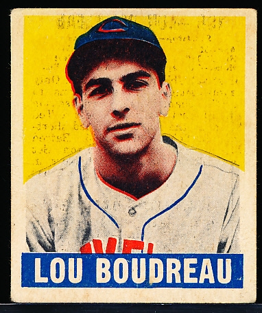 1948-49 Leaf Bb- #106 Lou Boudreau, Cleveland