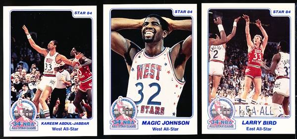 1984 Star Co. “All-Star Game” Near Set- 24 of 25