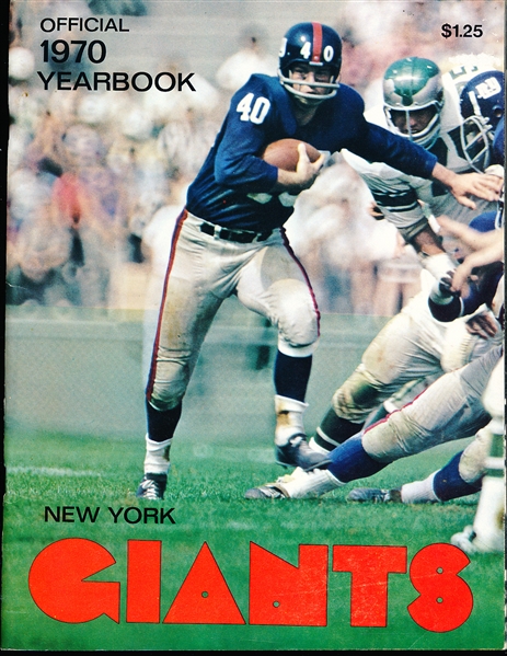 1970 New York Giants NFL Yearbook