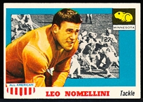 1955 Topps All- American Football- #29 Leo Nomellini SP, Minnesota
