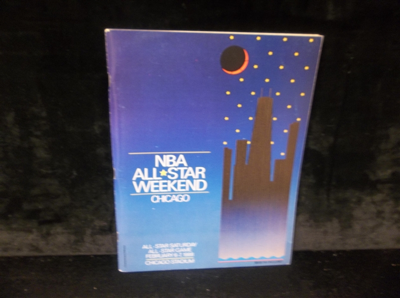 1988 NBA All-Star Game Program @ Chicago Stadium