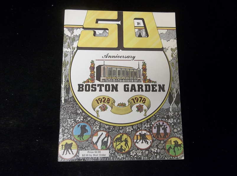 1978 50th Anniversary Boston Garden Magazine