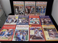 1981-1991 The Sporting News “Baseball Yearbook”- Run of 11 Years
