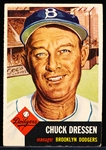 1953 Topps Baseball- #50 Charlie Dressen, Dodgers