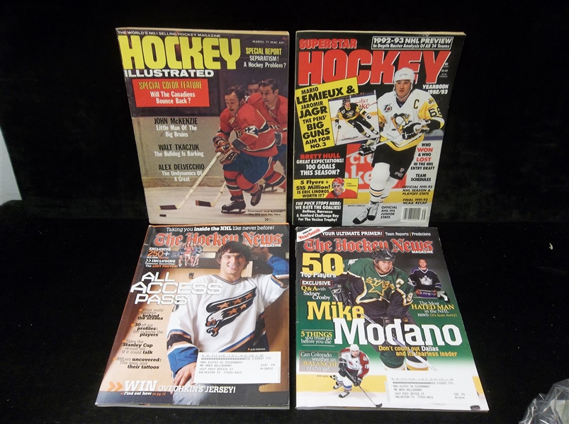 Four Diff Hockey Magazines