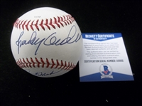 Autographed Sparky Anderson Official Diamond Bsbl.- Beckett Certified