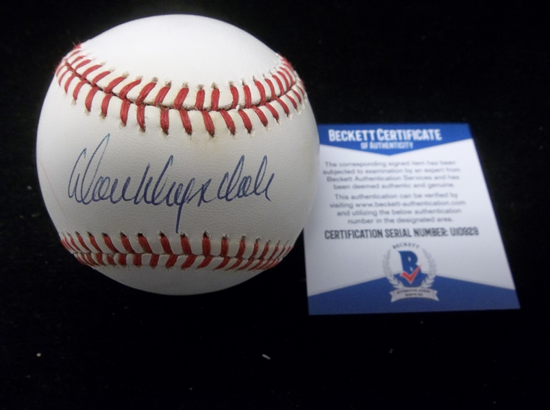 Autographed Don Drysdale Official NL MLB Bsbl.- Beckett Certified