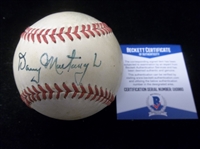 Autographed Danny Murtaugh Official GM AAA Bsbl.- Beckett Certified