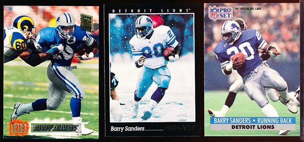 Barry Sanders Ftbl.- 150 Asst. Cards