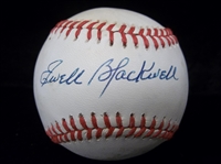 Autographed Ewell Blackwell Official NL MLB Bsbl.- Beckett Certified