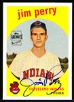 2001 Topps Archives Bsbl. “Rookie Reprint Autograph” #84 Jim Perry, Indians