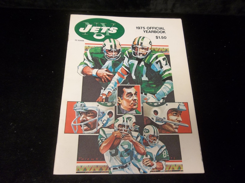 1975 New York Jets NFL Yearbook