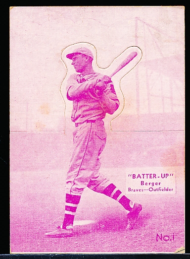 1934-36 Batter Up Bb- #1 Berger, Braves