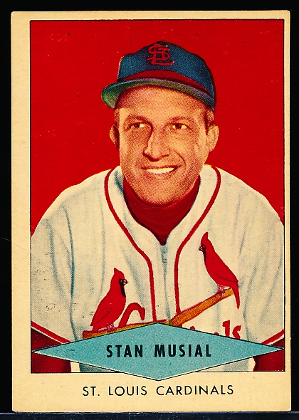 1954 Red Heart Bb- Stan Musial, Cardinals