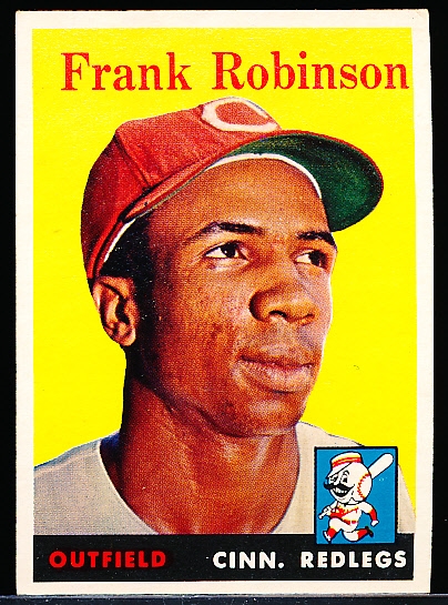 1958 Topps Baseball- #285 Frank Robinson, Reds