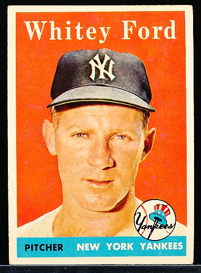 1958 Topps Baseball- #320 Whitey Ford, Yankees