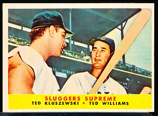 1958 Topps Baseball- #321 Kluszewski/Ted Williams