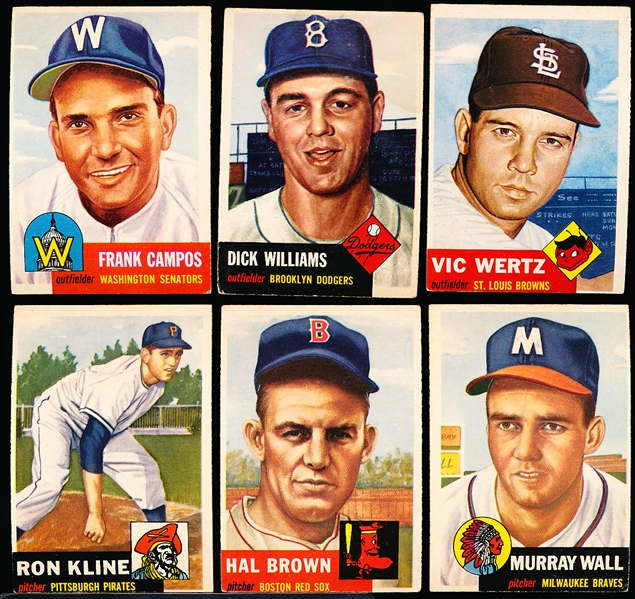 1953 Topps Bb- 6 Diff