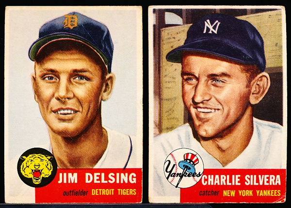 1953 Topps Bb- 2 Diff Hi#’s