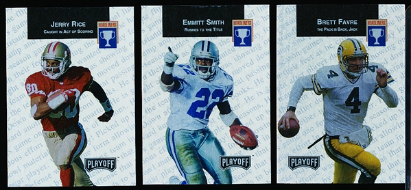 1993 Playoff Ftbl. “Headliners Redemption”- 1 Complete Set of 6 Cards