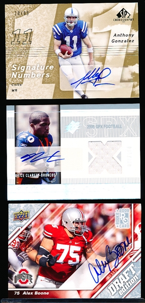 Ohio State Ftbl.- 16 Diff. Certified Autographs