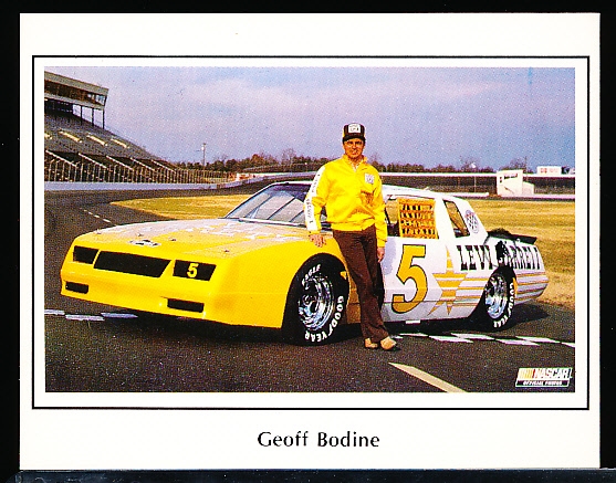 1986 SportStar Photo-Graphics NASCAR Card- Geoff Bodine