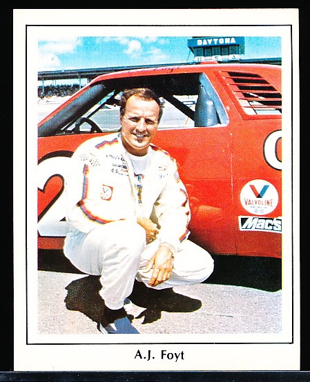 1986 SportStar Photo-Graphics NASCAR Card- A. J. Foyt