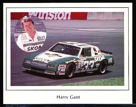 1986 SportStar Photo-Graphics NASCAR Card- Harry Gant