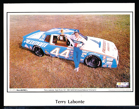 1986 SportStar Photo-Graphics NASCAR Card- Terry Labonte
