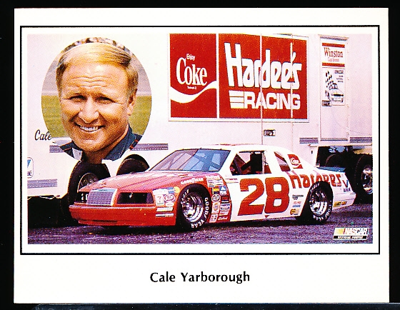 1986 SportStar Photo-Graphics NASCAR Card- Cale Yarborough