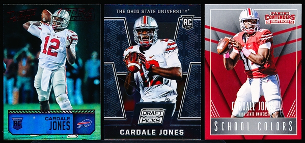 2016 Cardale Jones NFL Ftbl.- 15 Asst., 14 Diff. Cards