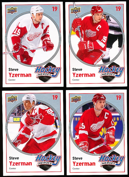 2010-11 Upper Deck Hockey- “Hockey Heroes Steve Yzerman- 8 Diff.