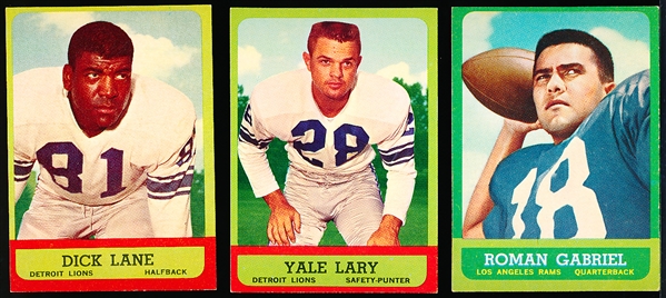 1963 Topps Fb- 6 Diff