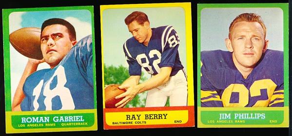 1963 Topps Fb- 20 Diff