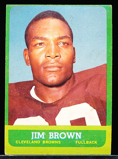 1963 Topps Football- #14 Jim Brown, Browns