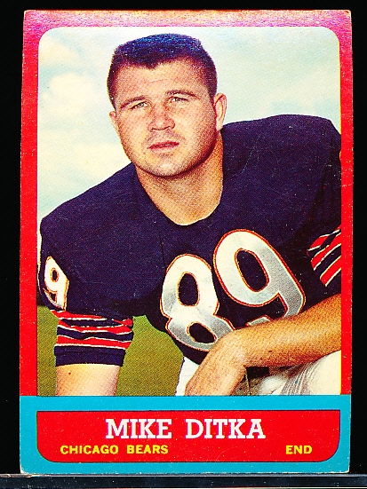 1963 Topps Football- #62 Mike Ditka, Bears