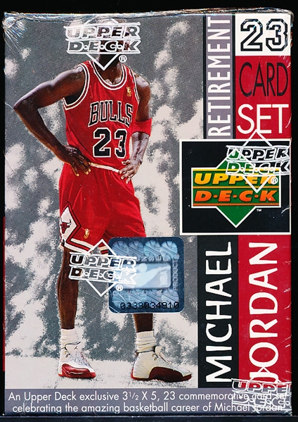 1999 Upper Deck Bskbl. “Michael Jordan Retirement”- 1 Complete 23 Card Set