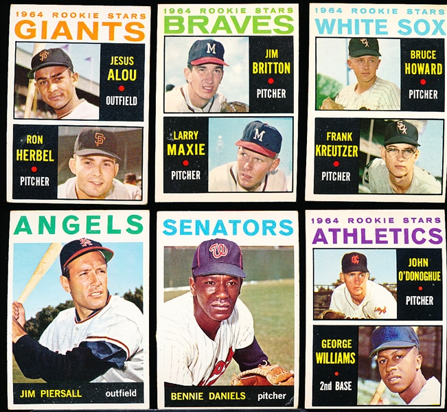 1964 Topps Bb- 6 Diff