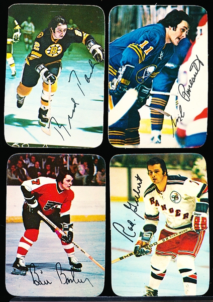 1976-77 Topps Hockey Glossy Inserts- 4 Diff